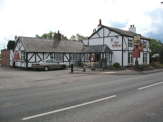 The Fox and Hounds, Sproston — exterior photograph (2010)